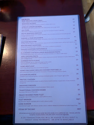 Menu Cork Bar & Restaurant - 8