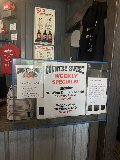 Menu Country Sweet Chicken & Ribs - 5