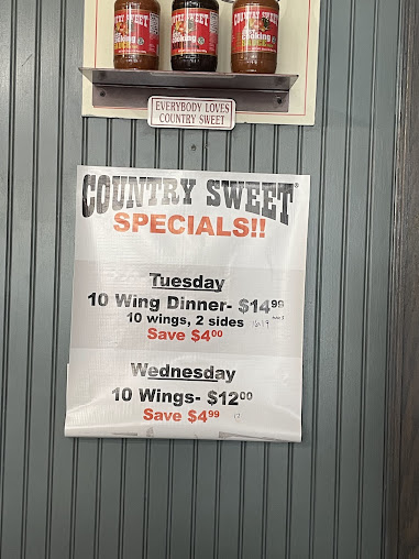 Menu Country Sweet Chicken & Ribs - 9