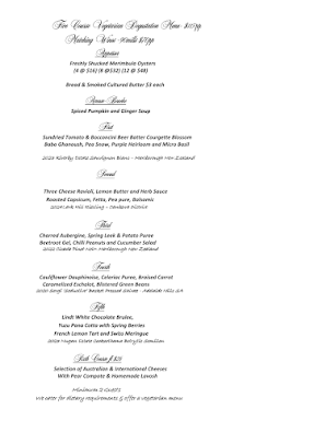 Menu Courgette - 2