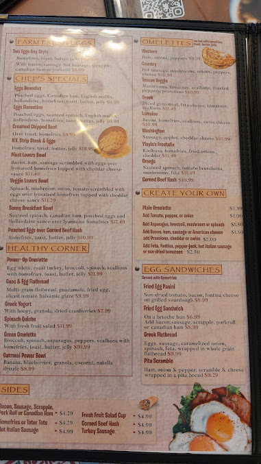 Menu Court House Diner Family Restaurant - 1