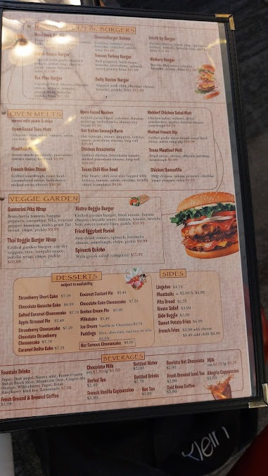 Menu Court House Diner Family Restaurant - 4