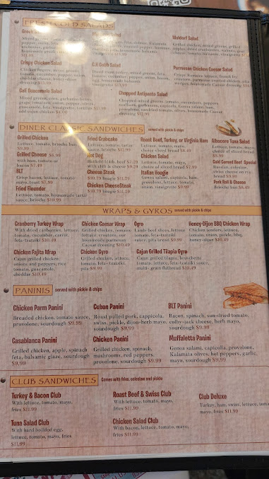 Menu Court House Diner Family Restaurant - 7