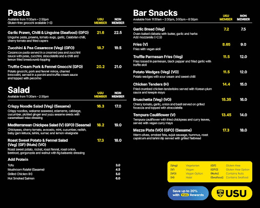 Menu Courtyard Restaurant & Bar - 5