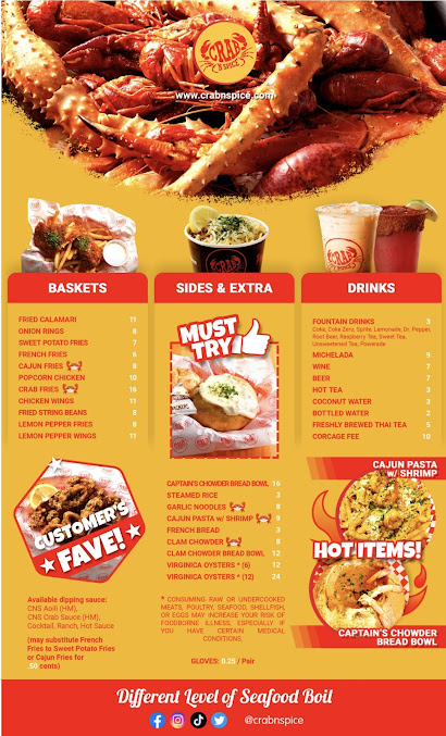 Menu Crab N Spice Carson - 7