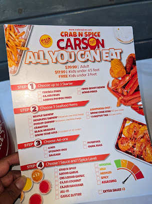 Menu Crab N Spice Carson - 9