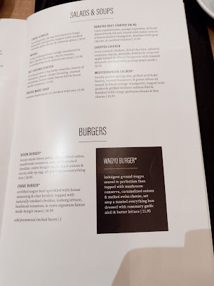 Menu Crave American Kitchen Sushi Bar The Galleria Edina - 3