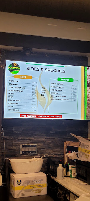 Menu Cravin Jamaican Cuisine White Plains - 1