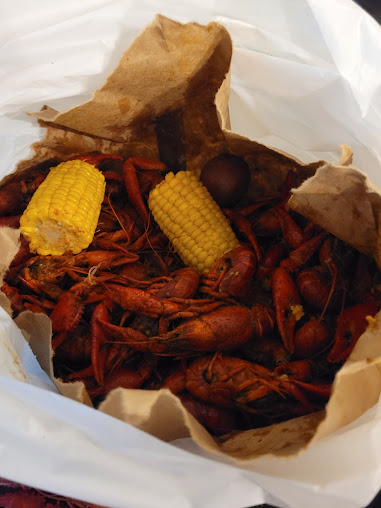 Photo Crawfish Time On Moss - 2