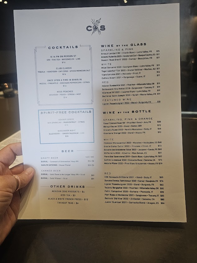 Menu Crawford And Son - 5