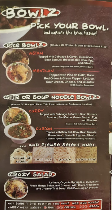 Menu Crazy Bowlz - 4