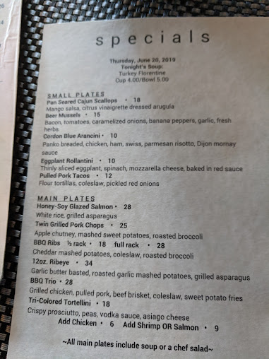 Menu Creekview Restaurant - 3