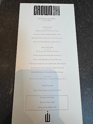 Menu Crown Shy - 5