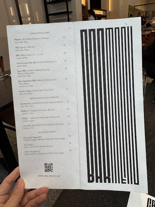 Menu Crown Shy - 6