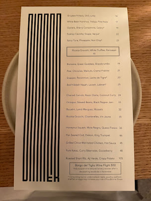 Menu Crown Shy - 9