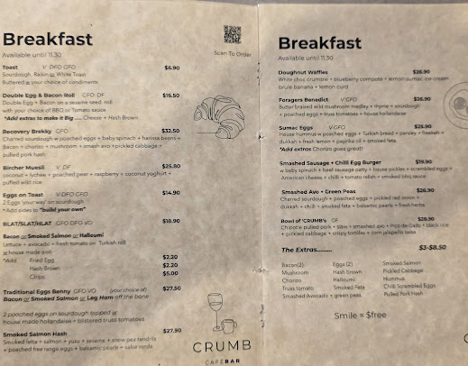 Menu Crumb Cafe - 2