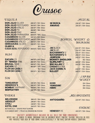 Menu Crusoe Cabana Deluxe Wynwood - 0