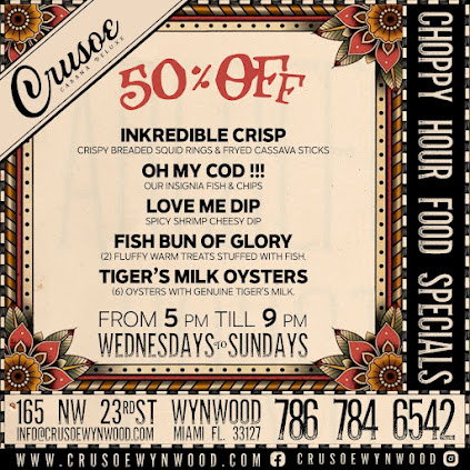 Menu Crusoe Cabana Deluxe Wynwood - 7