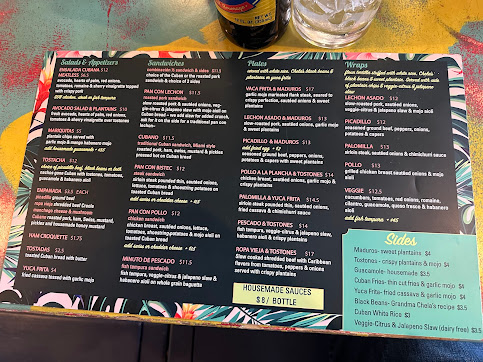 Menu Cuba Cuba Highlands Ranch - 3
