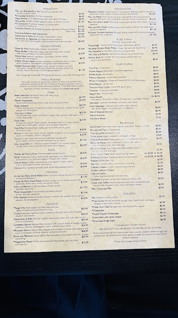 Menu Cuba De Ayer Restaurant - 4