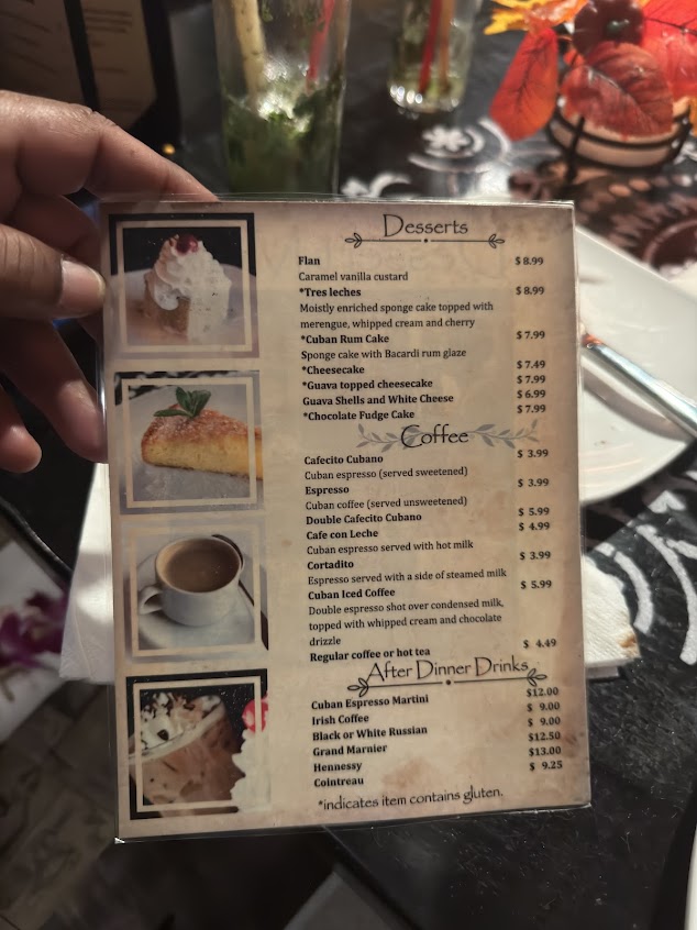 Menu Cuba De Ayer Restaurant - 7