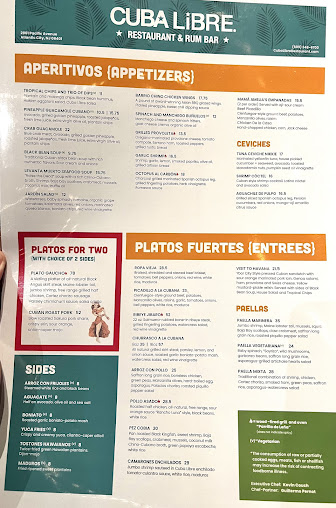 Menu Cuba Libre Restaurant & Rum Bar - 4