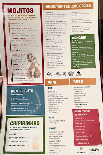 Menu Cuba Libre Restaurant & Rum Bar - 7