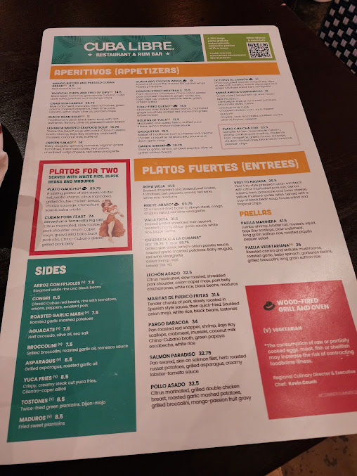 Menu Cuba Libre Restaurant & Rum Bar - 8