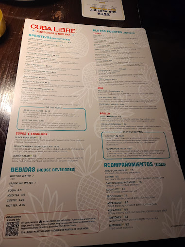 Menu Cuba Libre Restaurant & Rum Bar - 9