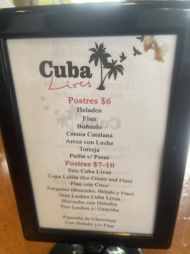 Menu Cuba Lives Restaurant - 3