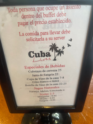 Menu Cuba Lives Restaurant - 4