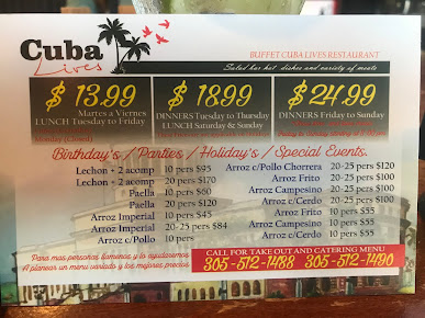 Menu Cuba Lives Restaurant - 5