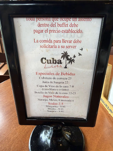 Menu Cuba Lives Restaurant - 8