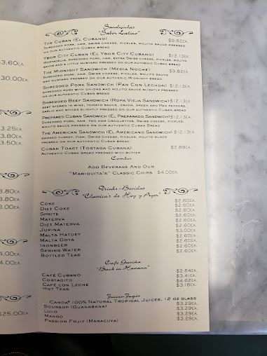Menu Cuban Dulceria International Bakery - 1