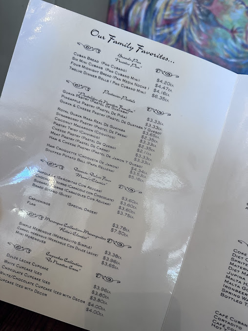 Menu Cuban Dulceria International Bakery - 3