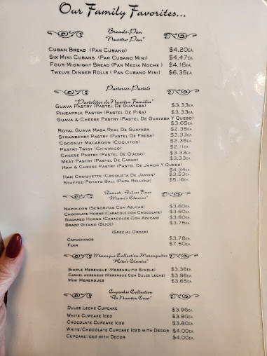 Menu Cuban Dulceria International Bakery - 8
