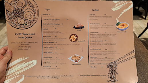 Menu Cube Ramen And Asian Cuisine - 1