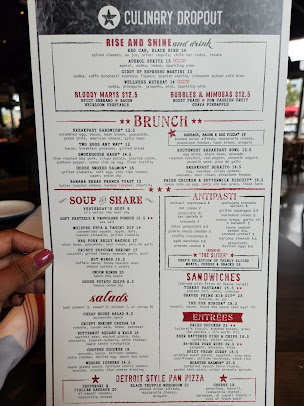 Menu Culinary Dropout - 7