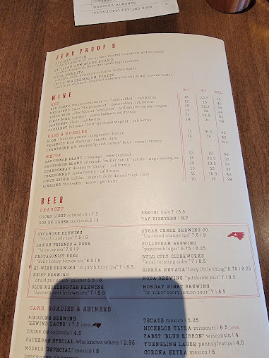 Menu Culinary Dropout - 9