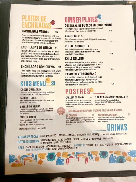 Menu Cultura Mia Mexican Cuisine - 2