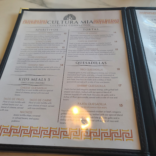 Menu Cultura Mia Mexican Cuisine - 9