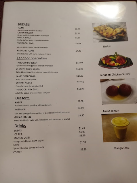 Menu Curry Express Indian Bistro - 1