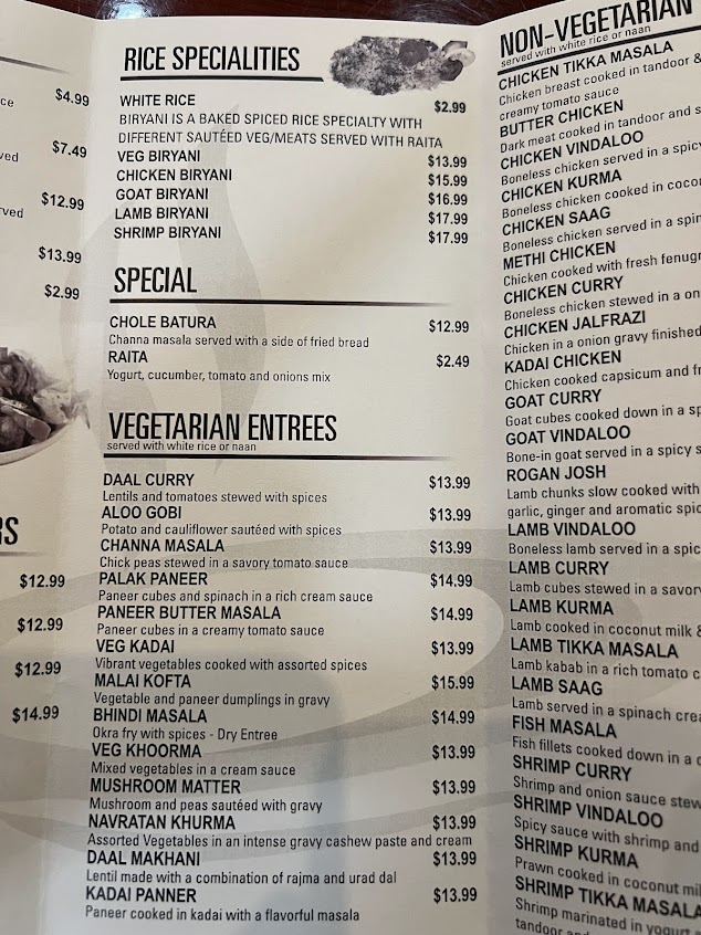 Menu Curry Express Indian Bistro - 9