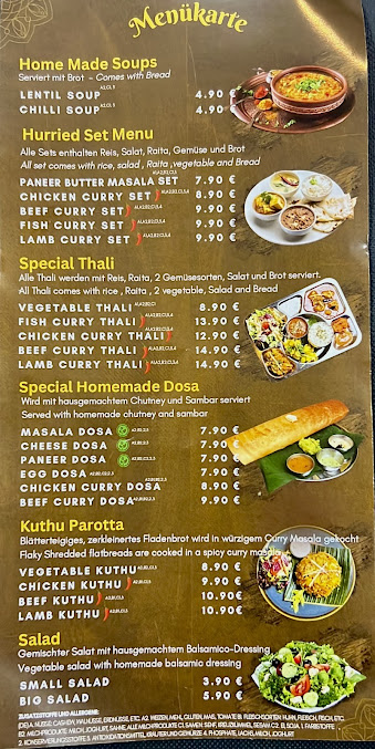 Menu Curry Junction - 1