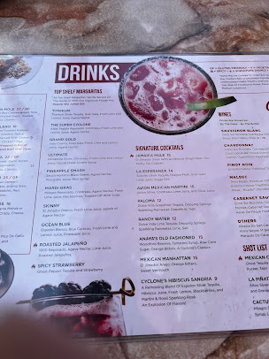 Menu Cyclone Anaya’s - 2