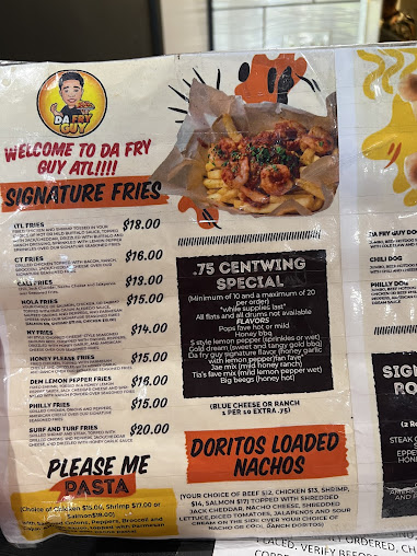 Menu Da Fry Guy Atl - 0