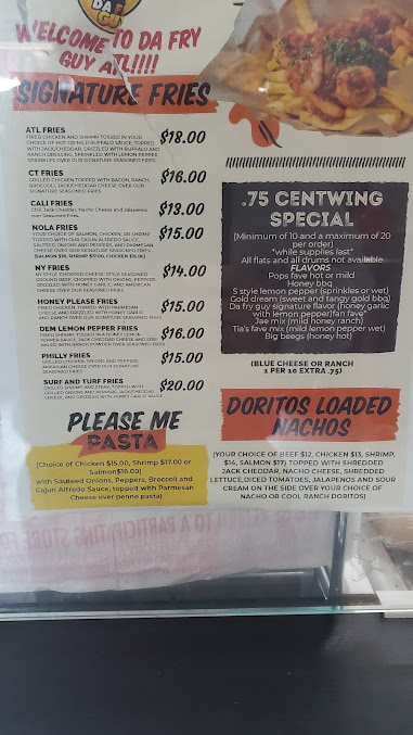 Menu Da Fry Guy Atl - 3