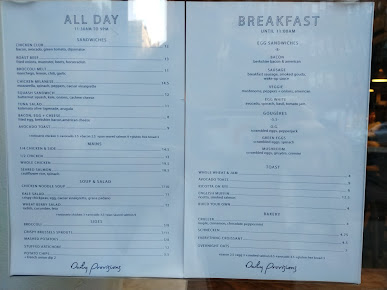 Menu Daily Provisions Upper West Side - 7