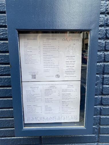 Menu Daily Provisions West Village - 1