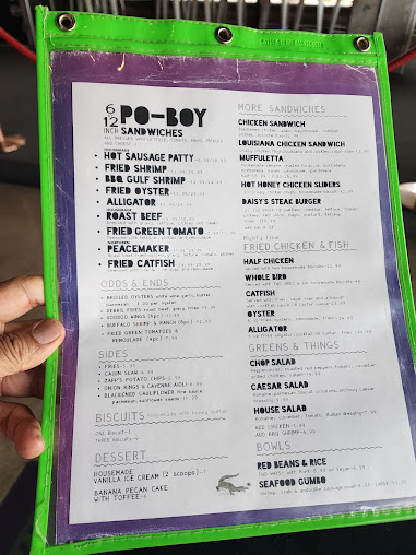 Menu Daisy's Po-Boy And Tavern - 2